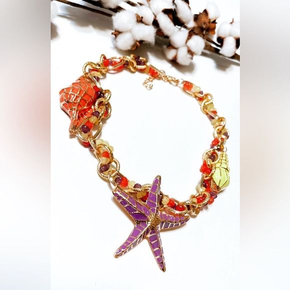 Chunky chain necklace N26 - Picture 3 of 6